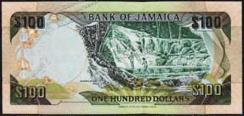 Ямайка 100 долларов 2011г. P.84f - UNC - Ямайка 100 долларов 2011г. P.84f - UNC