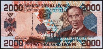 Сьерра-Леоне 2000 леоне 2006г. P.26с - UNC - Сьерра-Леоне 2000 леоне 2006г. P.26с - UNC