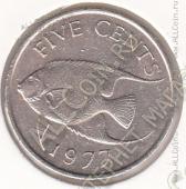 8-95 Бермуды 5 центов 1977г. КМ # 16 медно-никелевая 5,0гр. 21,2мм - 8-95 Бермуды 5 центов 1977г. КМ # 16 медно-никелевая 5,0гр. 21,2мм