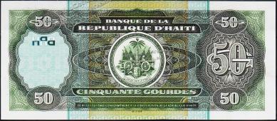 Банкнота Гаити 50 гурд 2000 года. P.267а(1) - UNC - Банкнота Гаити 50 гурд 2000 года. P.267а(1) - UNC