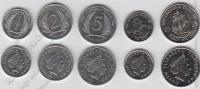 Восточные Карибы набор 5 монет (арт394)