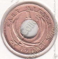 34-121 Восточная Африка 1 цент 1942г. КМ # 29 I бронза 1,95гр.