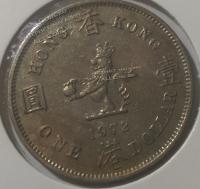 16-149 Гонконг 1 доллар 1972г. Медь Никель.