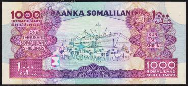 Сомалиленд 1000 шиллингов 2011г. Р.20 UNС - Сомалиленд 1000 шиллингов 2011г. Р.20 UNС