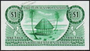 Западный Самоа 1 тала 1967г. Р.16а - UNC - Западный Самоа 1 тала 1967г. Р.16а - UNC