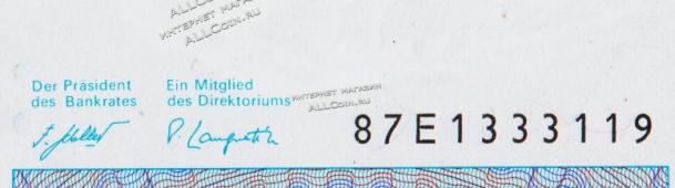 Швейцария 20 франков 1987г. P.55g(58) - UNC - Швейцария 20 франков 1987г. P.55g(58) - UNC