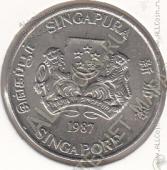 23-102 Сингапур 20 центов 1987г. КМ # 52 UNC медно-никелевая 4,5гр. 21,36мм - 23-102 Сингапур 20 центов 1987г. КМ # 52 UNC медно-никелевая 4,5гр. 21,36мм