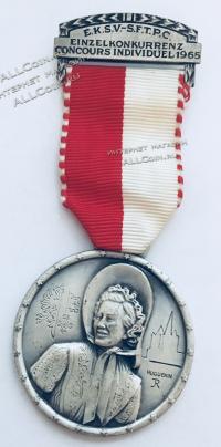 #102 Швейцария спорт Медаль Знаки