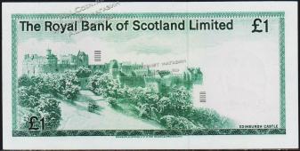 Шотландия 1 фунт 1978г. P.336(7) - UNC - Шотландия 1 фунт 1978г. P.336(7) - UNC