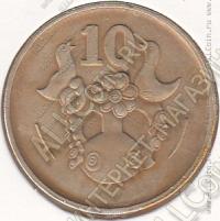 30-146 Кипр 10 центов 1983г. КМ # 56.1 никель-латунь 5,5гр. 24,5мм