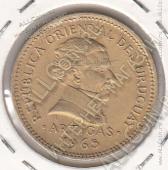 23-105 Уругвай 5 песо 1965г. КМ # 47 UNC алюминий-бронза 7,0гр. 25мм - 23-105 Уругвай 5 песо 1965г. КМ # 47 UNC алюминий-бронза 7,0гр. 25мм