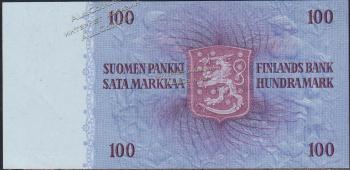 Финляндия 100 марок 1963г. P.106 UNC "D" - Финляндия 100 марок 1963г. P.106 UNC "D"