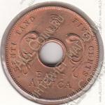 34-126 Восточная Африка 5 центов 1964г. КМ # 39 UNC бронза 5,69гр.