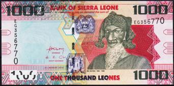 Сьерра-Леоне 1000 леоне 2013г. P.NEW - UNC - Сьерра-Леоне 1000 леоне 2013г. P.NEW - UNC