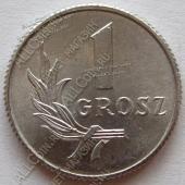 Польша 1 грош 1949г. Y# 39 (z-46) - Польша 1 грош 1949г. Y# 39 (z-46)
