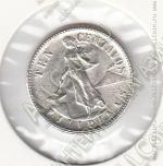 20-26 Филиппины 10 сентавов 1945г. КМ # 181 D серебро 2,0гр. 16,7мм
