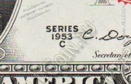 США 2 доллара 1953г. Р.380C.d - UNC  - США 2 доллара 1953г. Р.380C.d - UNC 