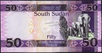 Банкнота Южный Судан 50 фунтов 2016 года. P.NEW - UNC - Банкнота Южный Судан 50 фунтов 2016 года. P.NEW - UNC
