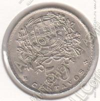 35-106 Португалия 50 сентаво 1967г КМ # 577 медно-никелевая 4,0гр. 23мм