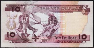 Соломоновы острова 10 долларов 1996г. P.20 UNC - Соломоновы острова 10 долларов 1996г. P.20 UNC