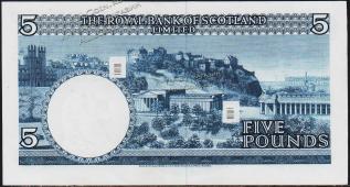 Шотландия 5 фунтов 1969г. P.330 UNC- - Шотландия 5 фунтов 1969г. P.330 UNC-