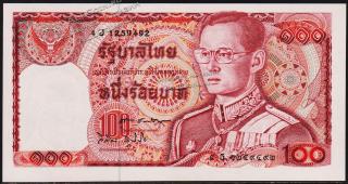 Таиланд 100 бат 1978г. P.89(60подпись) UNC - Таиланд 100 бат 1978г. P.89(60подпись) UNC