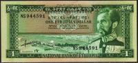 Эфиопия 1 доллар 1966г. P.25 UNC-
