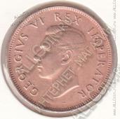 34-52 Южная Африка 1/2 пенни 1942г КМ # 24 бронза  - 34-52 Южная Африка 1/2 пенни 1942г КМ # 24 бронза 