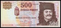 Венгрия 500 форинтов 2010г. P.188g - UNC
