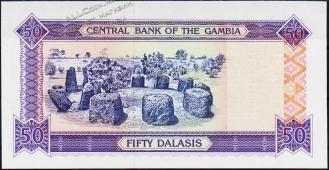 Банкнота Гамбия 50 даласи 1996 года. P.19 UNC - Банкнота Гамбия 50 даласи 1996 года. P.19 UNC
