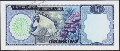 Каймановы острова 1 доллар 1974г. P.5a - UNC - Каймановы острова 1 доллар 1974г. P.5a - UNC