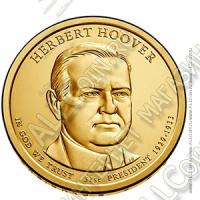 арт424 США 1$ 2014P 31й президент Herbert Hoover