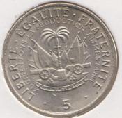 20-73 Гаити 5 сентим 1975г. UNC - 20-73 Гаити 5 сентим 1975г. UNC