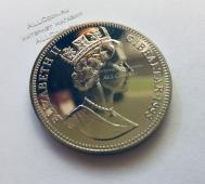 Монета Гибралтар 1 крона 1998 года. КМ#661 UNC (2-58) - Монета Гибралтар 1 крона 1998 года. КМ#661 UNC (2-58)