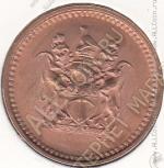 23-17 Родезия  1 цент 1970г. КМ# 10 бронза 4,0гр. 22,5мм