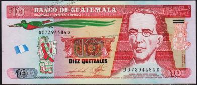 Гватемала 10 кетцаль 2013г. P.NEW - UNC - Гватемала 10 кетцаль 2013г. P.NEW - UNC