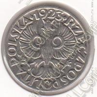 10-44 Польша 50 грошей 1923г. Y # 13 никель 5,0гр. 23мм