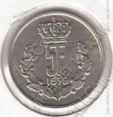 16-132 Люксембург 5 франков 1979г. КМ # 56 медно-никелевая - 16-132 Люксембург 5 франков 1979г. КМ # 56 медно-никелевая