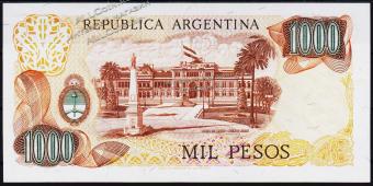 Аргентина 1000 песо 1976-83г. P.304в - UNC "E" - Аргентина 1000 песо 1976-83г. P.304в - UNC "E"