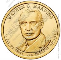 США 1$ 2014D (арт316) 29й президент Warren G.Harding