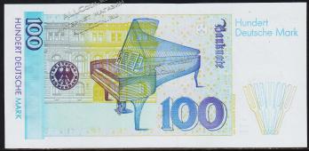 Банкнота ФРГ (Германия) 100 марок 1996 года. P.46 UNC - Банкнота ФРГ (Германия) 100 марок 1996 года. P.46 UNC