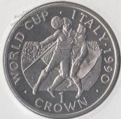  Гибралтар 1 крона 1990г. КМ# 36 UNC (3-32) -  Гибралтар 1 крона 1990г. КМ# 36 UNC (3-32)