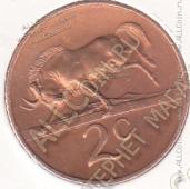 31-61 Южная Африка 2 цента 1965г. КМ # 66.1 бронза 4,0гр. 22,45мм - 31-61 Южная Африка 2 цента 1965г. КМ # 66.1 бронза 4,0гр. 22,45мм