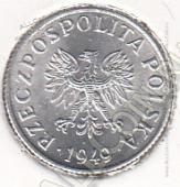 2-3 Польша 1 грош 1949 г. Y#39  - 2-3 Польша 1 грош 1949 г. Y#39 