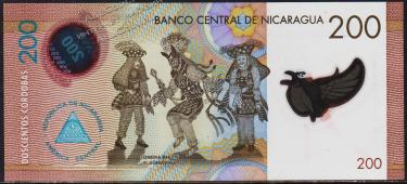 Никарагуа 200 кордоба 2015г. Р.NEW - UNC - Никарагуа 200 кордоба 2015г. Р.NEW - UNC