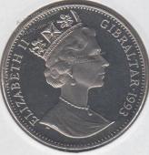 Гибралтар 1 крона 1993г. КМ# 205 UNC (37-144) - Гибралтар 1 крона 1993г. КМ# 205 UNC (37-144)
