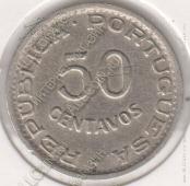 4-172 Ангола 50 сентаво 1950г. KM# 72 никель-бронза - 4-172 Ангола 50 сентаво 1950г. KM# 72 никель-бронза