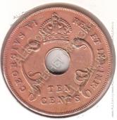 2-90 Восточная Африка 10 центов 1941 г.  - 2-90 Восточная Африка 10 центов 1941 г. 