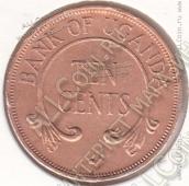32-88 Уганда 10 центов 1966г. КМ # 2 бронза 5,0гр. 24,5мм - 32-88 Уганда 10 центов 1966г. КМ # 2 бронза 5,0гр. 24,5мм