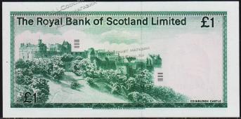 Шотландия 1 фунт 1981г. P.336(10) - UNC - Шотландия 1 фунт 1981г. P.336(10) - UNC